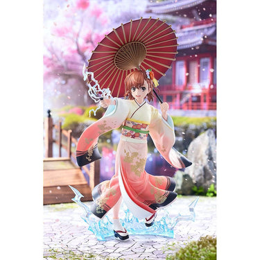 A Certain Scientific Railgun T Statue 1/7 Mikoto Misaka Furisode Kimono Ver. 28 cm - The Happy Toy Store